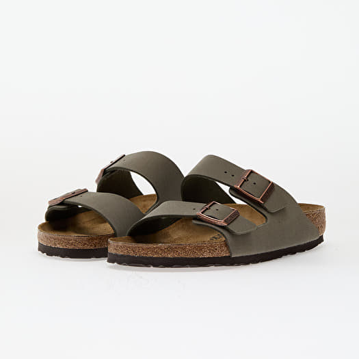 Birkenstock Arizona Birko-Flor Birkibuc Stone | Queens display picture 3
