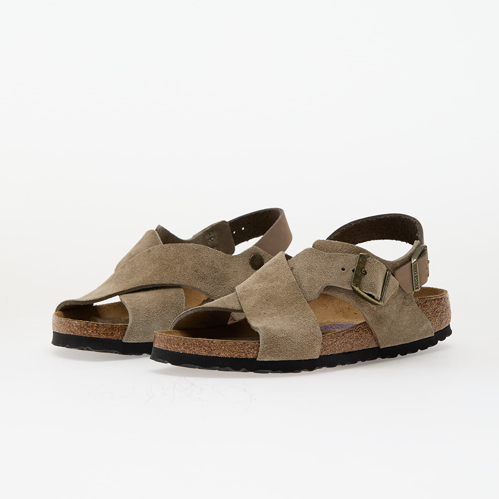 Damesschoenen Birkenstock Tulum II VL/NB Suede Leather Nubuck Taupe