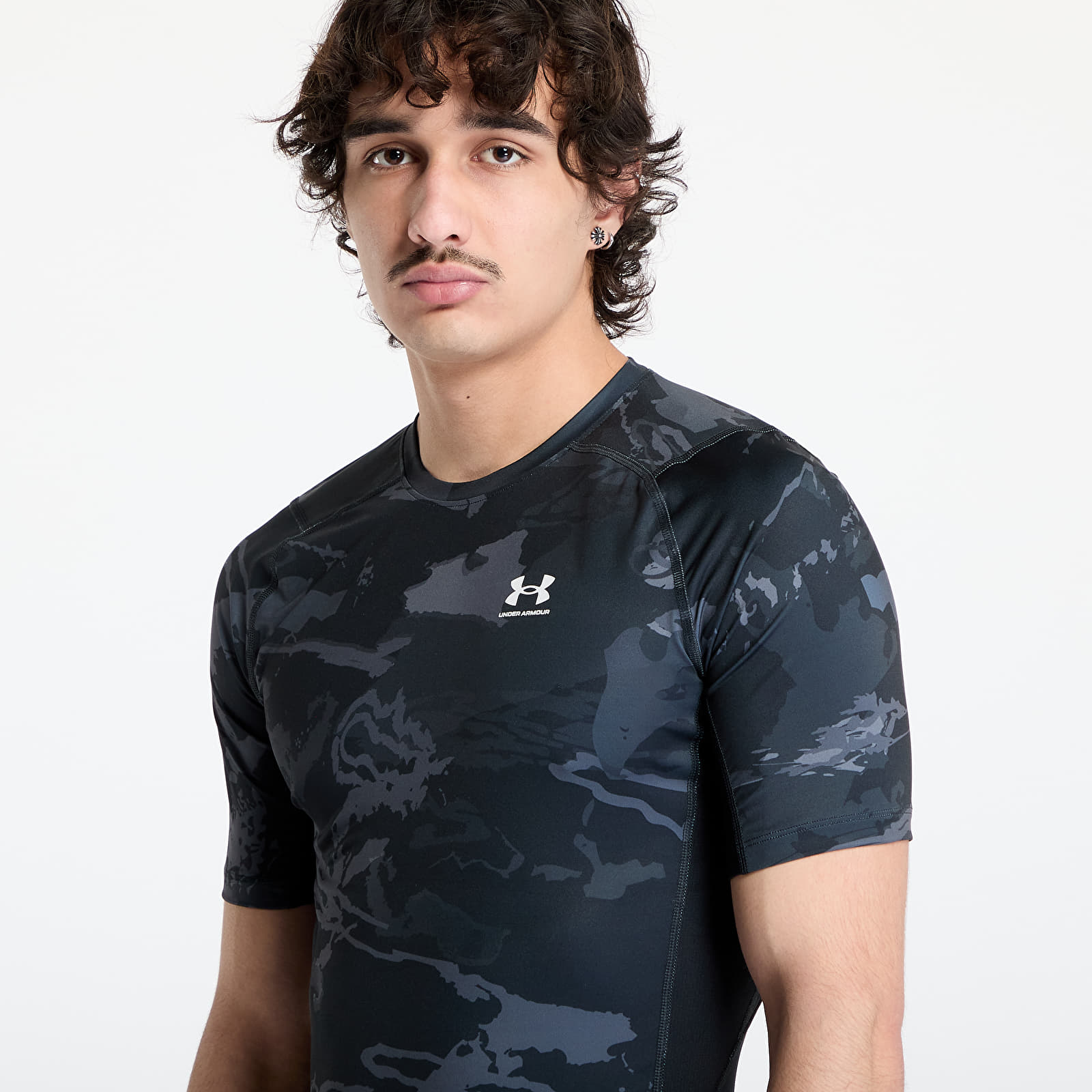 Men's T-shirts Under Armour Hg Armour Printed Shortsleeve T-Shirt Black