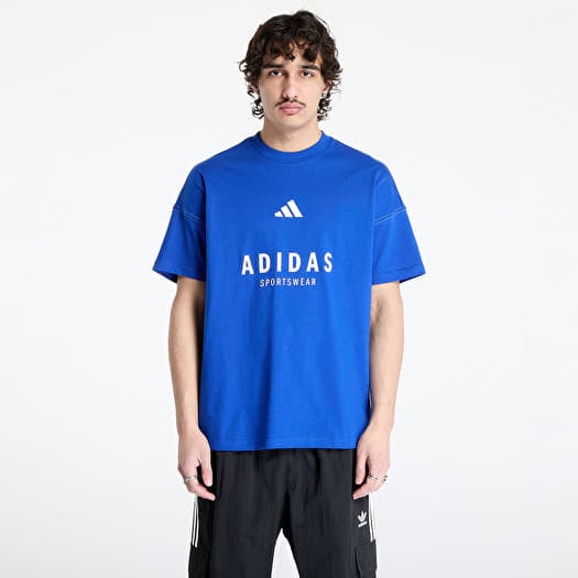 Tričko adidas All Szn Graphic T-Shirt Blue/ Team Royal Blue