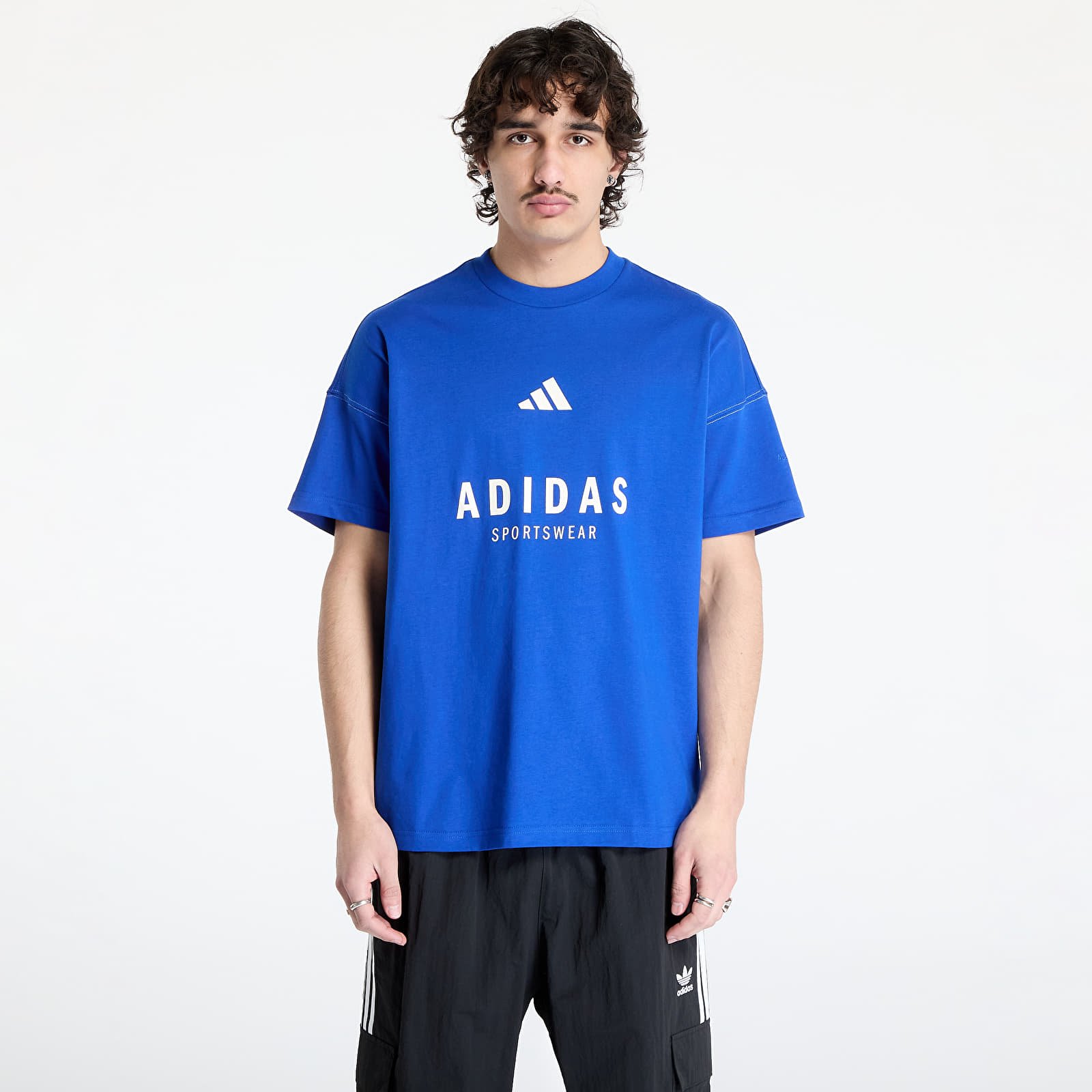 Camisetas hombre adidas All Szn Graphic T-Shirt Blue/ Team Royal Blue