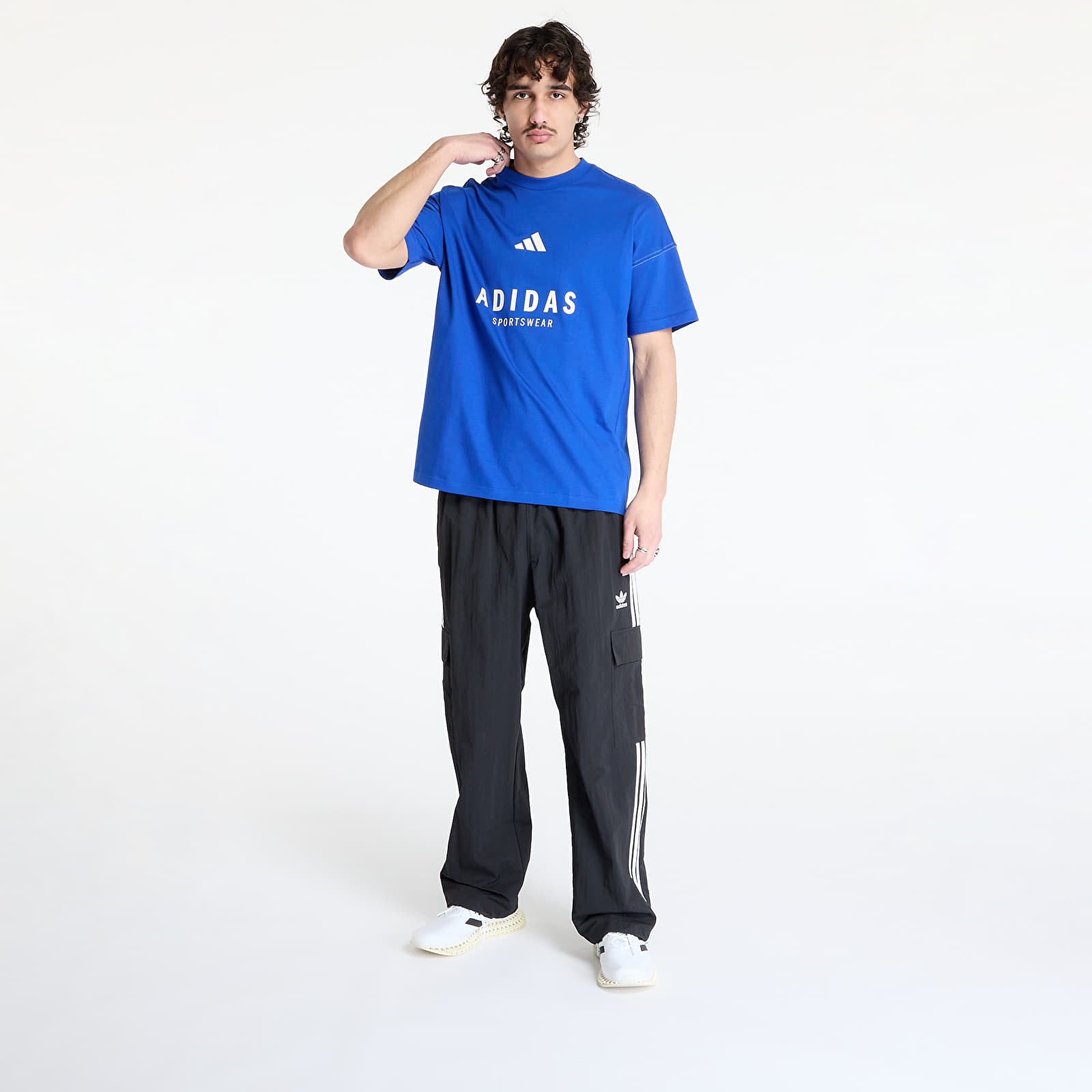 Camisetas hombre adidas All Szn Graphic T-Shirt Blue/ Team Royal Blue
