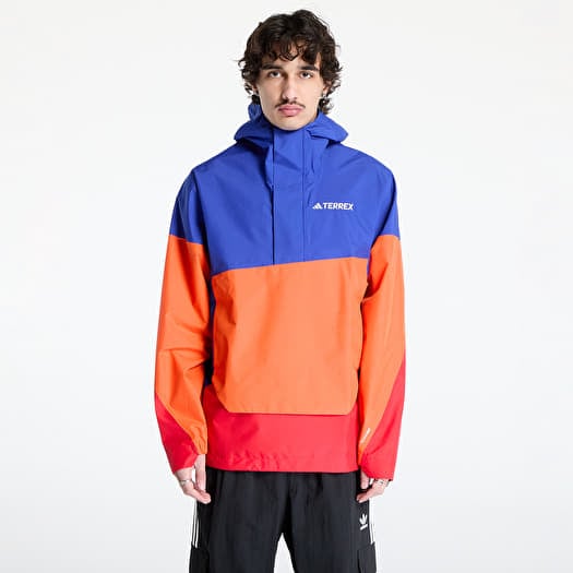 adidas Terrex Xploric 2.5 Layer Climaproof Anorak Blue/ Semi Lucid Blue/ Semi Impact Orange