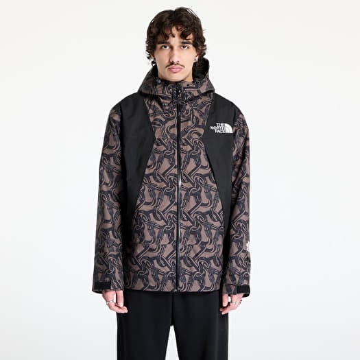 The North Face Nse Shell Jacket UNISEX Print Smokey Brown Carabiner