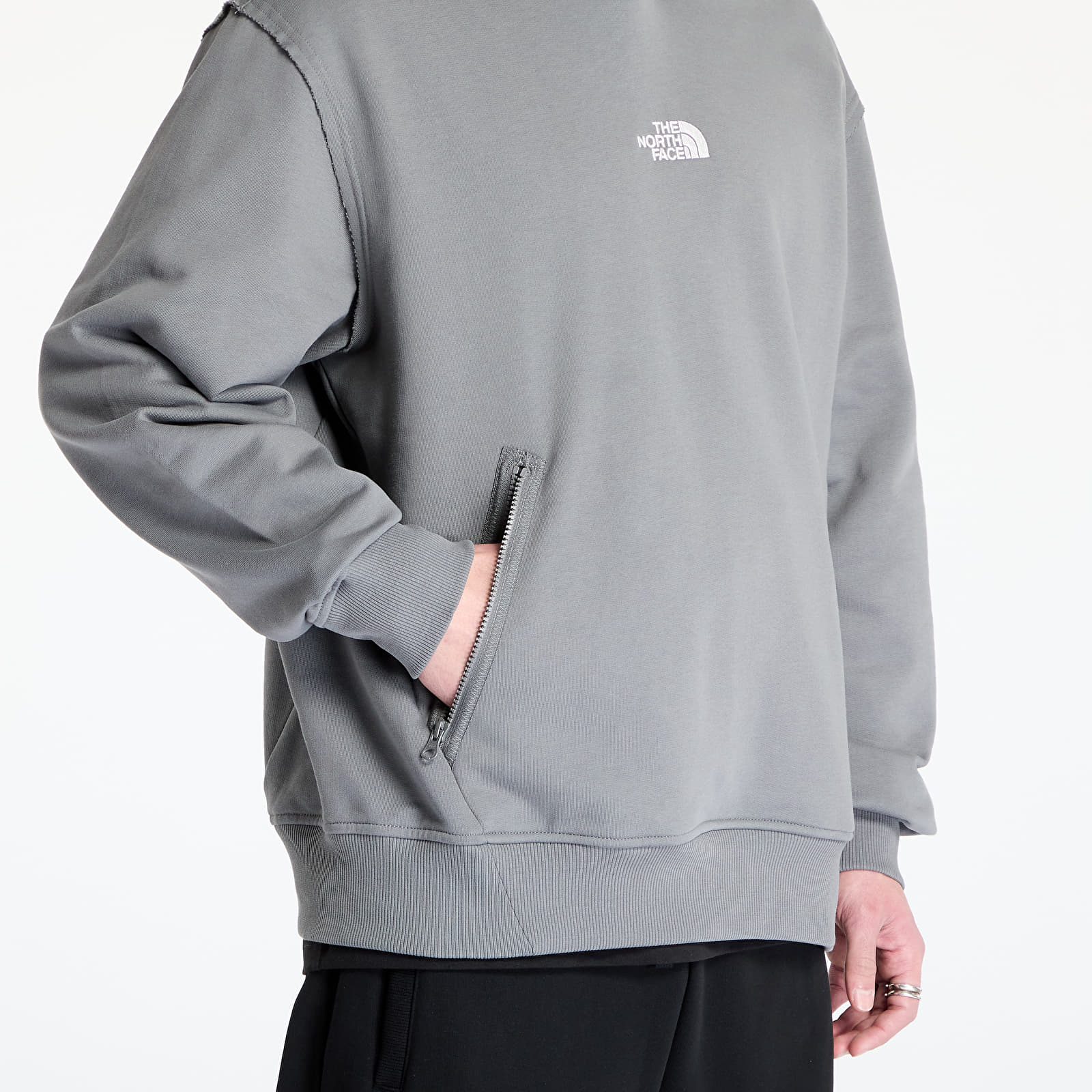 Muške majice The North Face Heritage Graphic Relaxed Hoodie Smoked Pearl