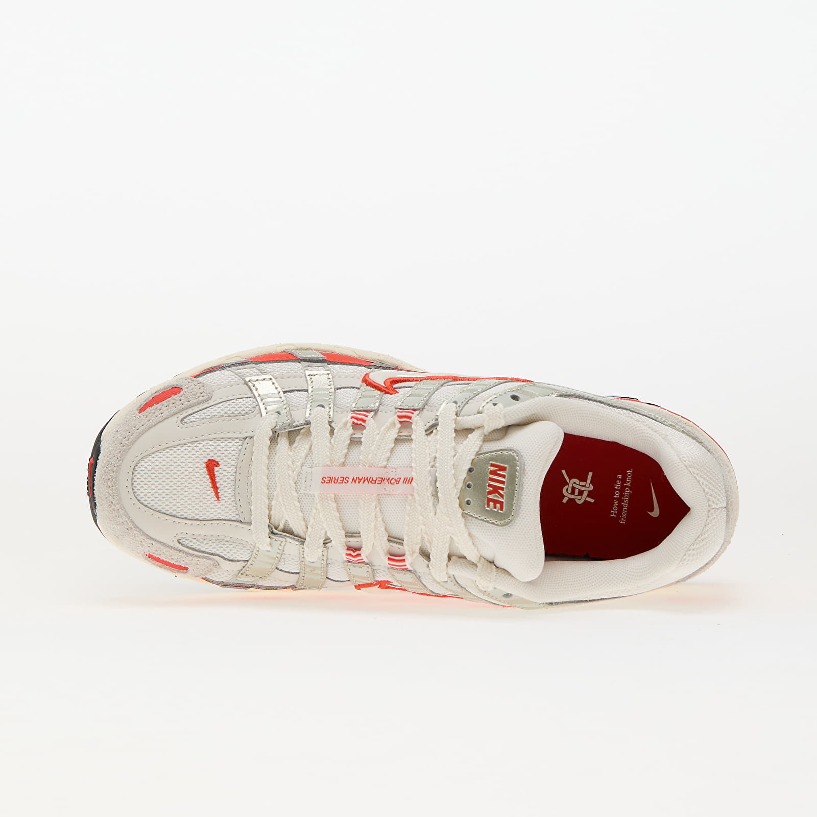 Naiste tossud ja kingad Nike W P-6000 Sail/ Picante Red-Pale Ivory-Light Bone