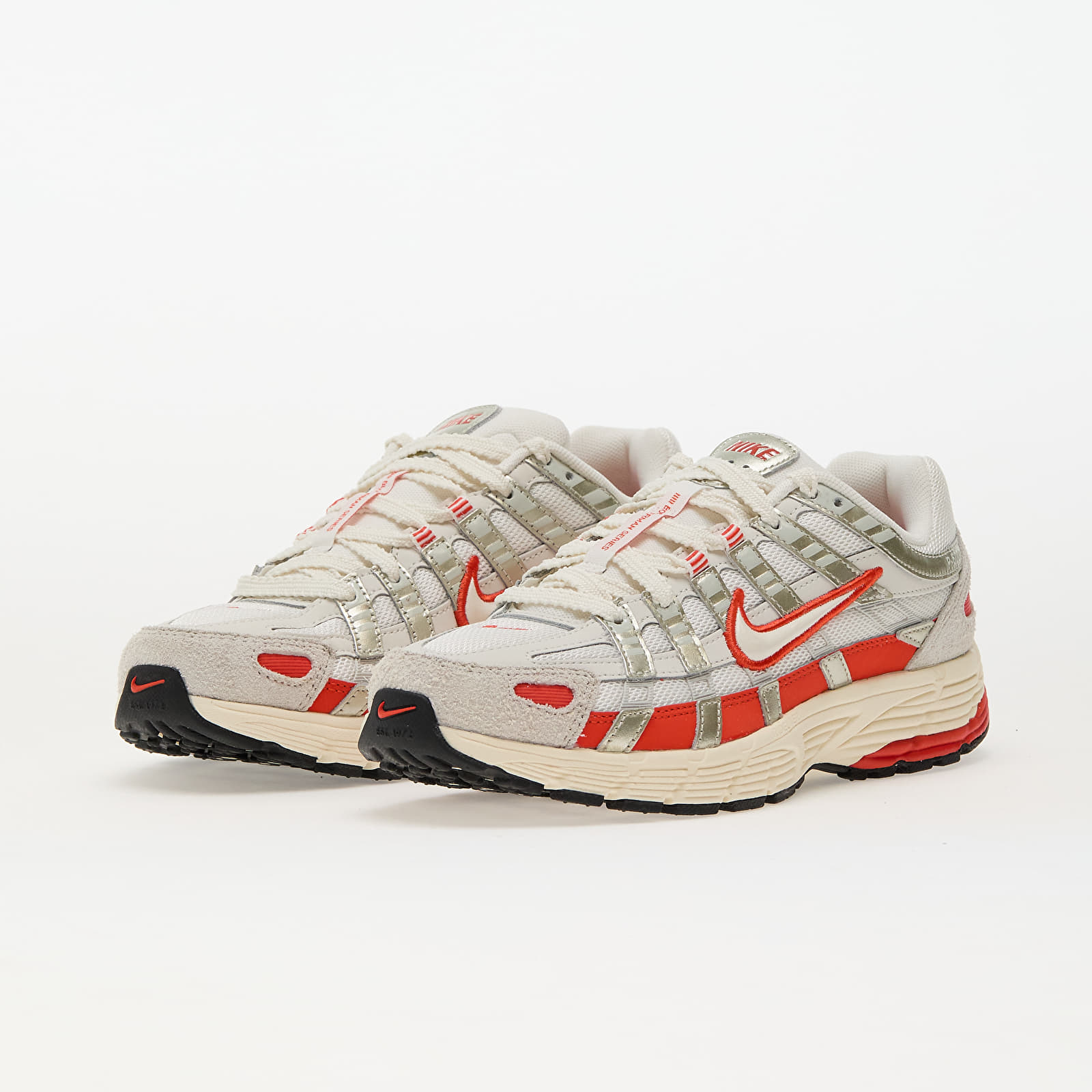 Naiste tossud ja kingad Nike W P-6000 Sail/ Picante Red-Pale Ivory-Light Bone