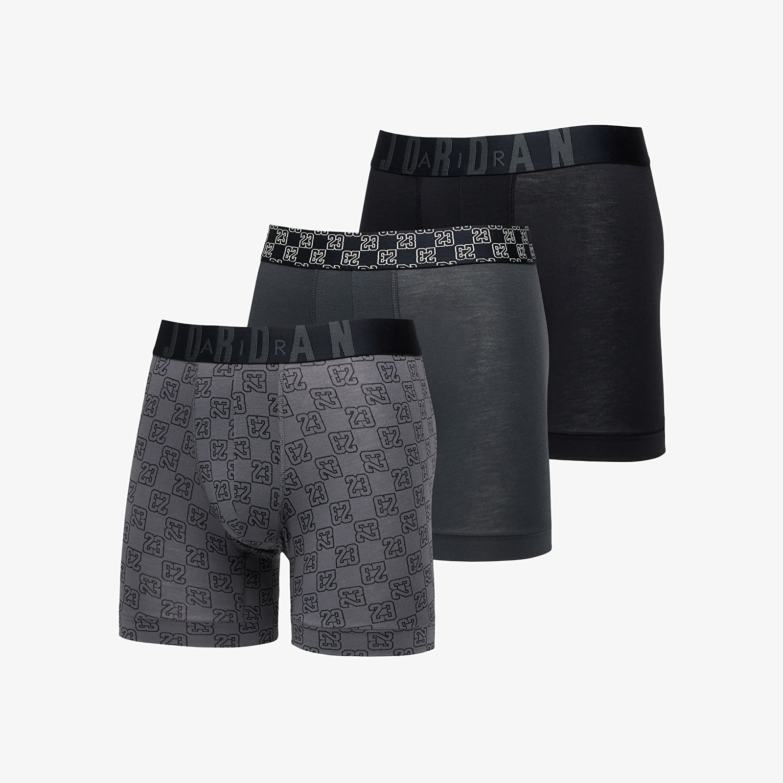 Calzoncillos de boxer Jordan Flight Modal 23 Monogram Boxer Brief 3-Pack Black