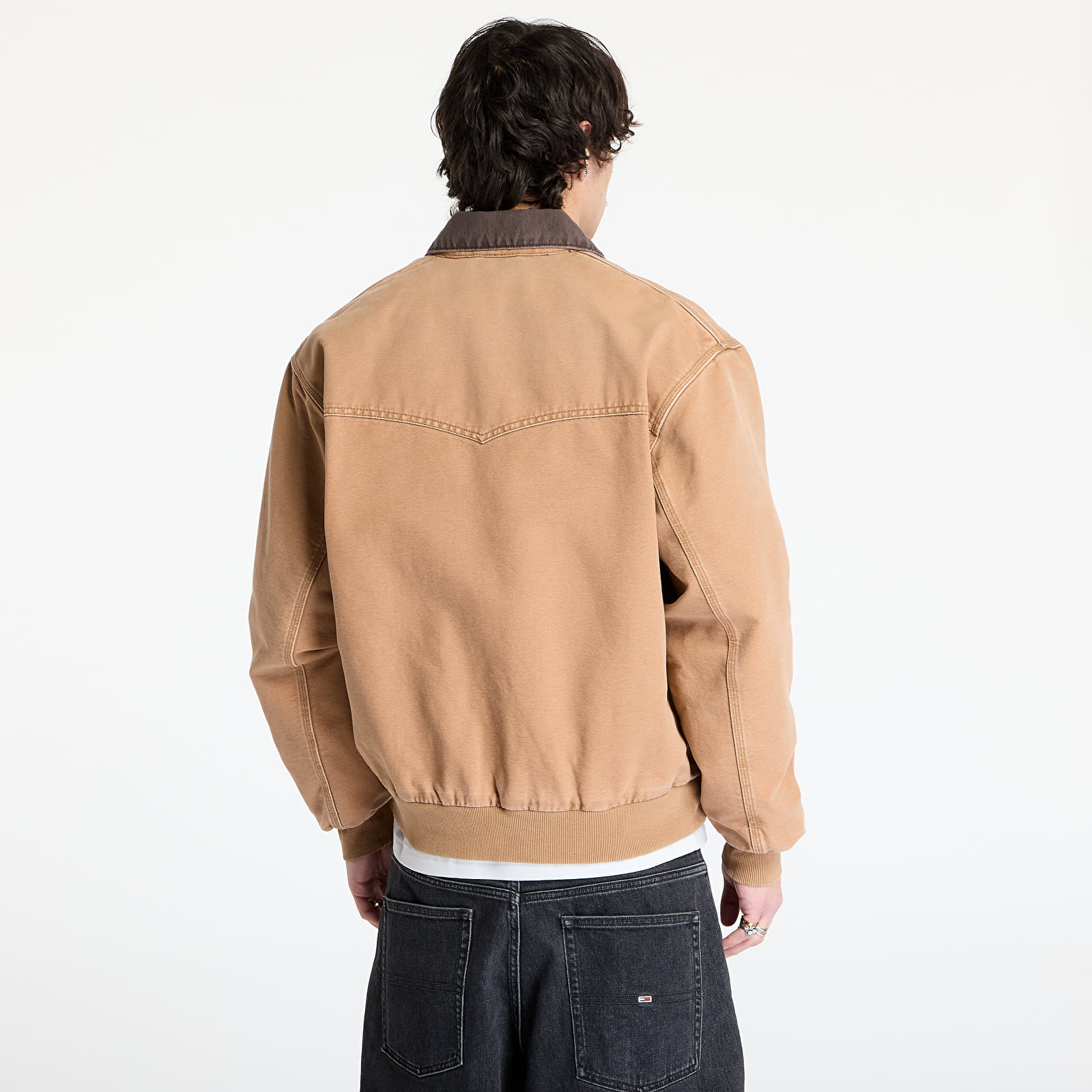 Moške jakne Carhartt WIP OG Santa Fe Jacket UNISEX Hamilton Brown/ Tobacco Stone Canvas