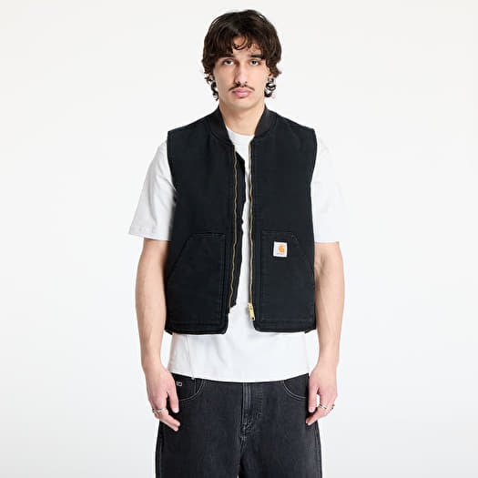 Carhartt WIP Classic Vest UNISEX Black Stone Canvas