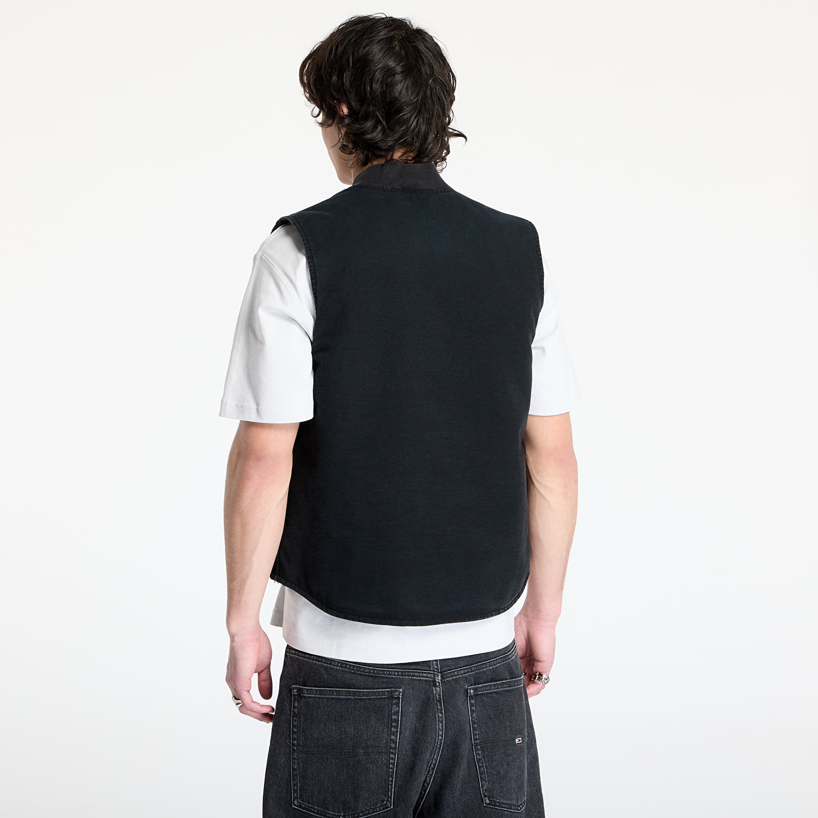 Gilets pour hommes Carhartt WIP Classic Vest UNISEX Black Stone Canvas