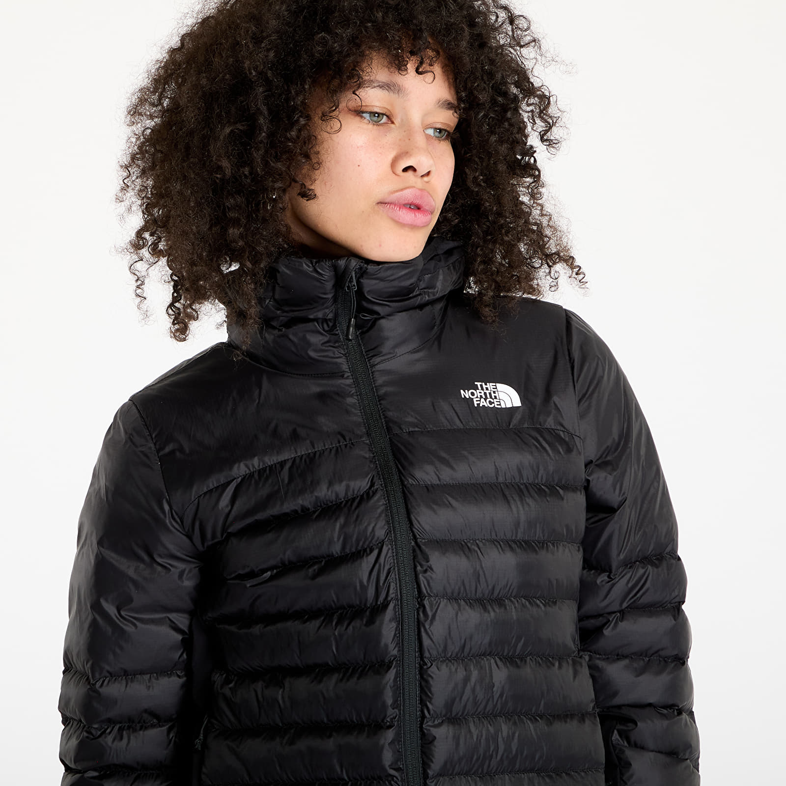 Women's jackets The North Face Terra Peak Hybrid Hooded Jacket TNF Black