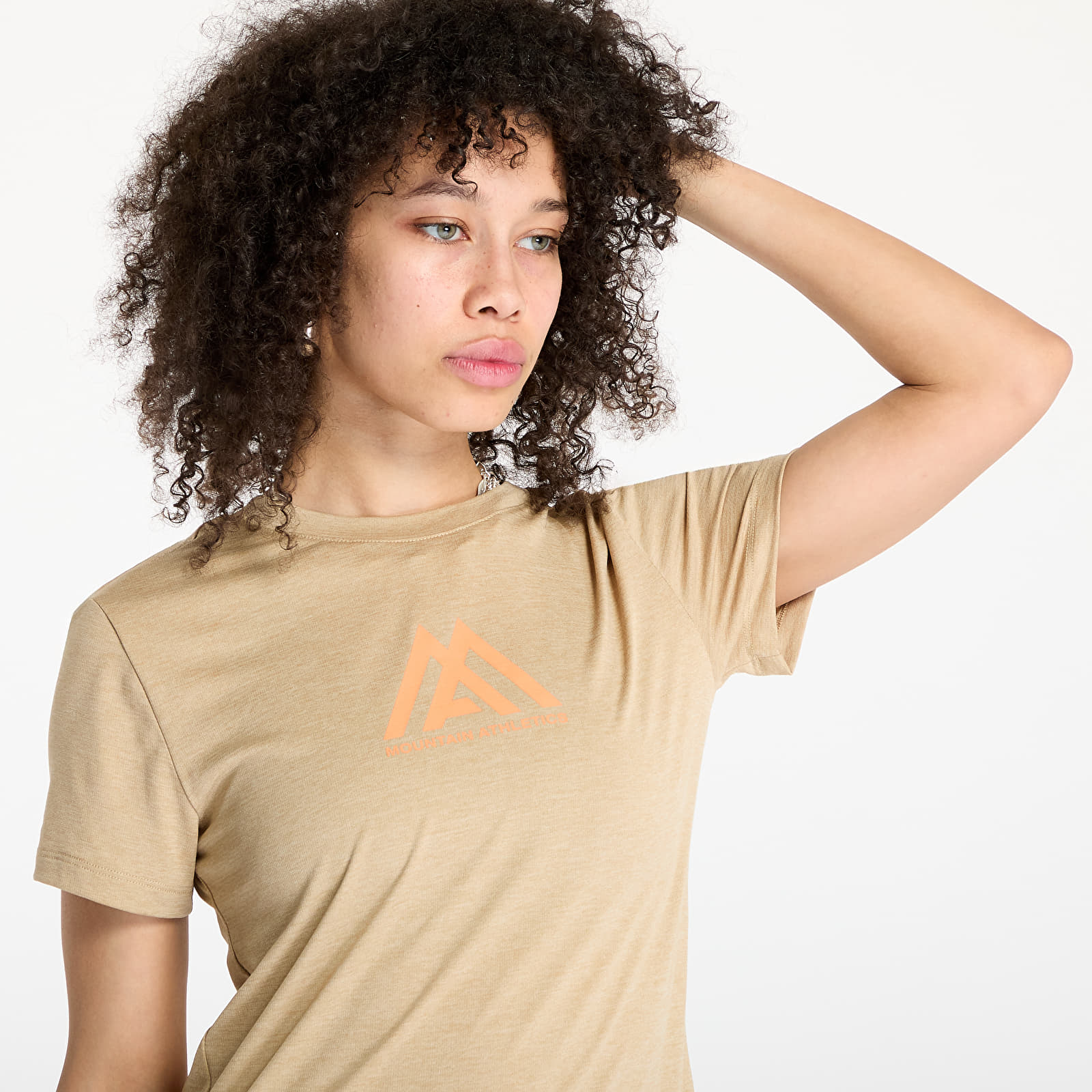 Women's T-shirts The North Face Flex S/S Tee Ma Graphic  Khaki Stone Heather