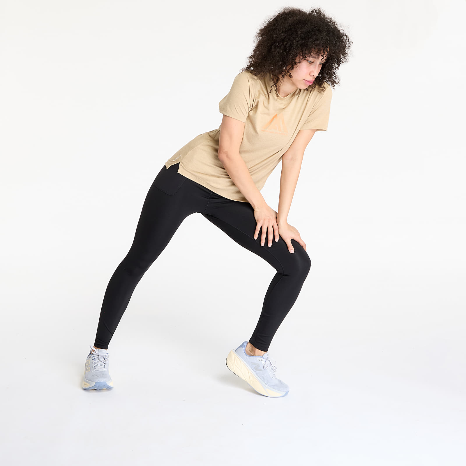 Women's T-shirts The North Face Flex S/S Tee Ma Graphic  Khaki Stone Heather