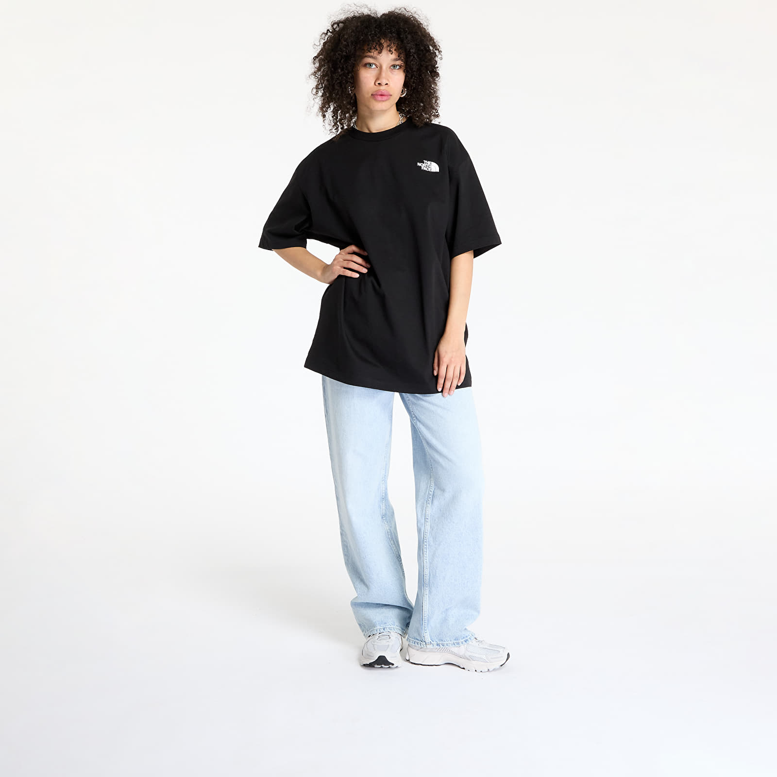 Meeste T-särgid The North Face Shortsleeve Nse Oversized Tee UNISEX TNF Black