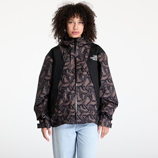 The North Face Nse Shell Jacket UNISEX Print Smokey Brown Carabiner