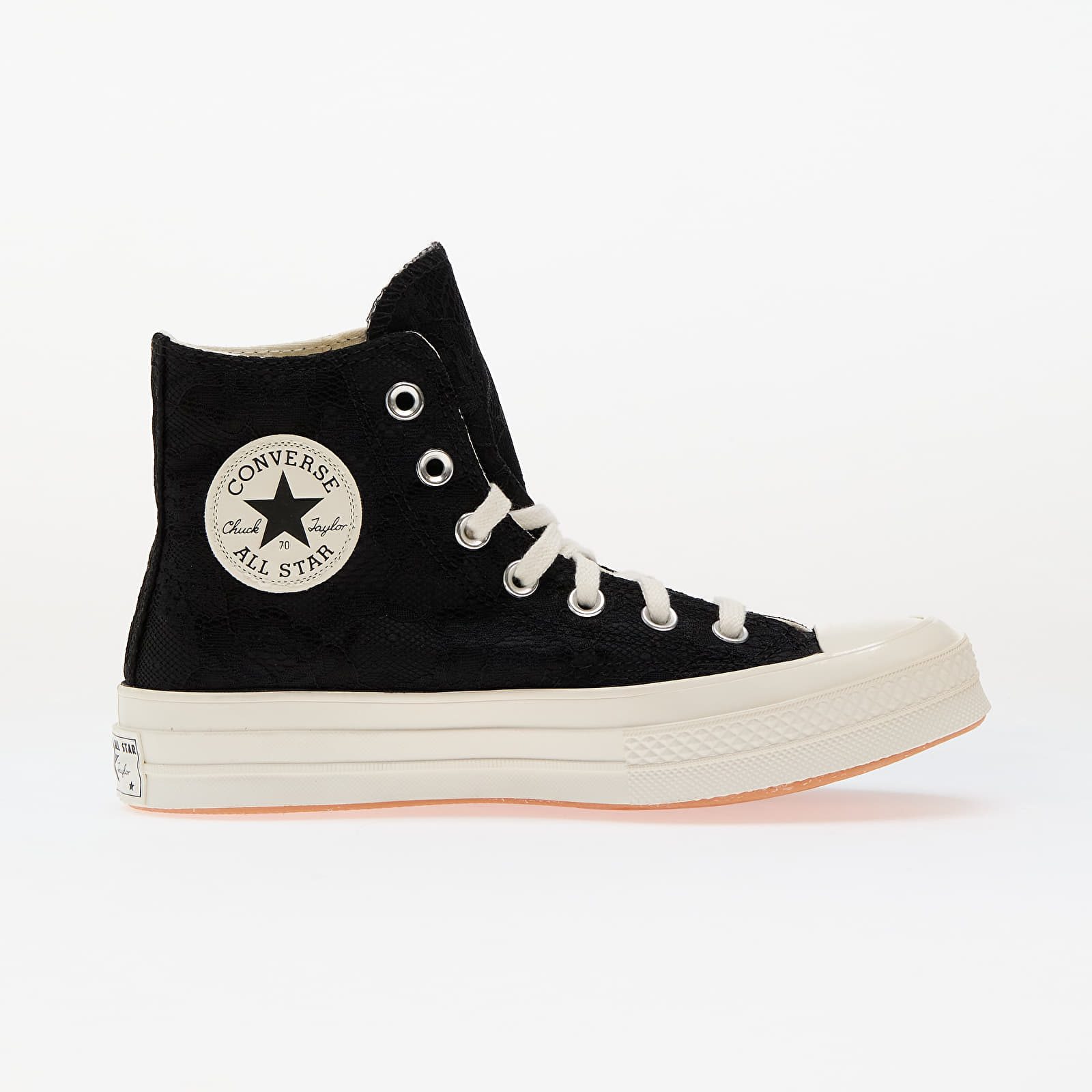Women's sneakers and shoes Converse Chuck 70 Hi Black/ Total Eclipse/ Egret