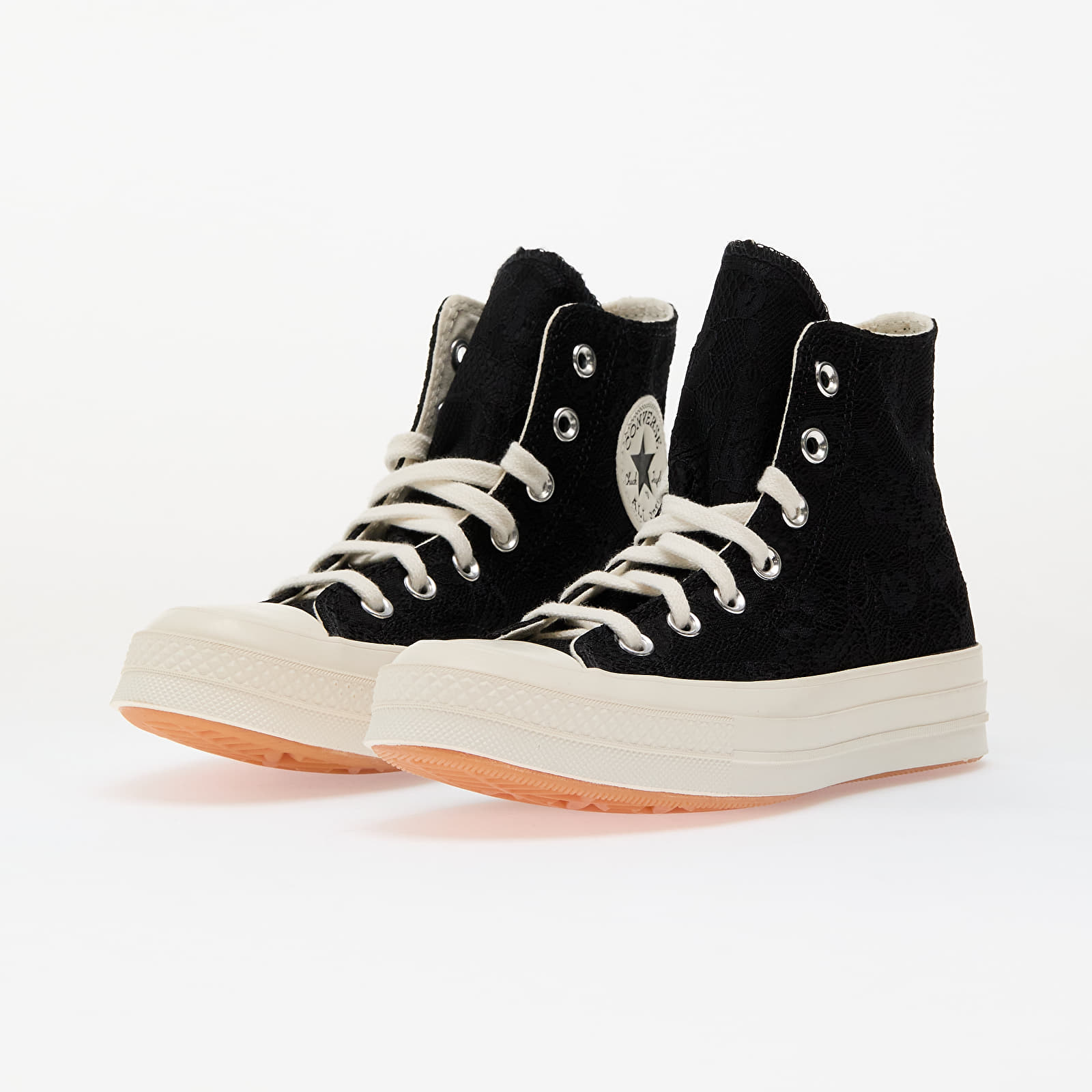 Women's sneakers and shoes Converse Chuck 70 Hi Black/ Total Eclipse/ Egret