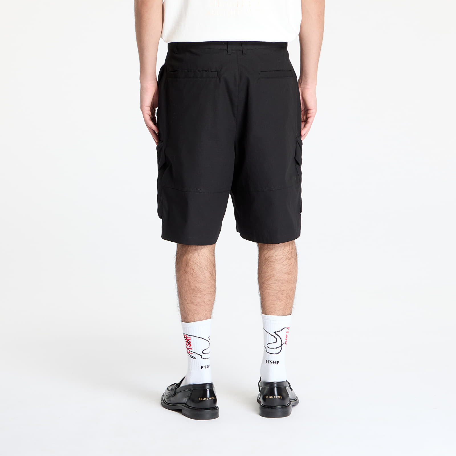 Shorts til mænd Daily Paper Cotton Cargo Shorts Oyster Black