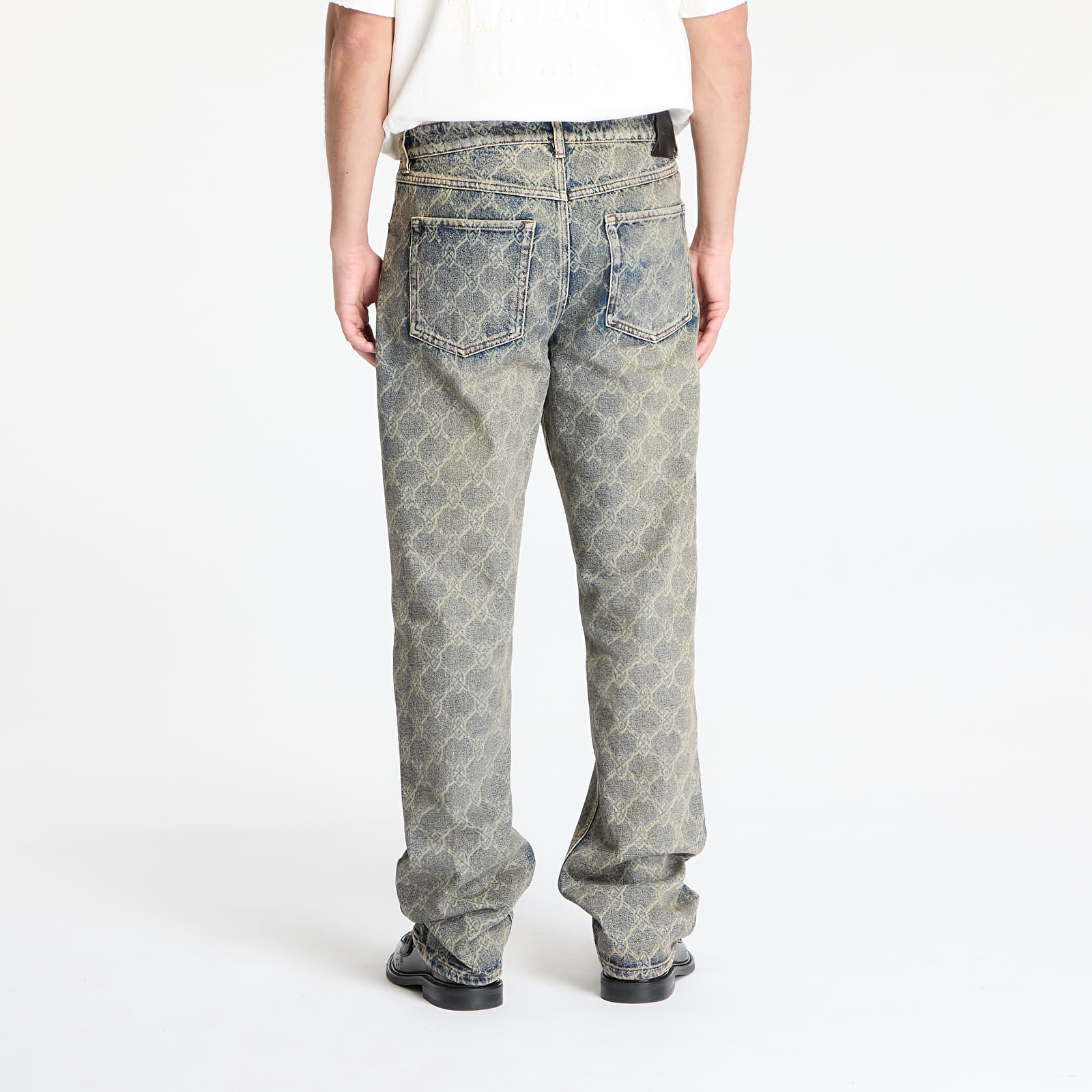 Men's jeans Daily Paper Shield Laser Washed Jeans Blue