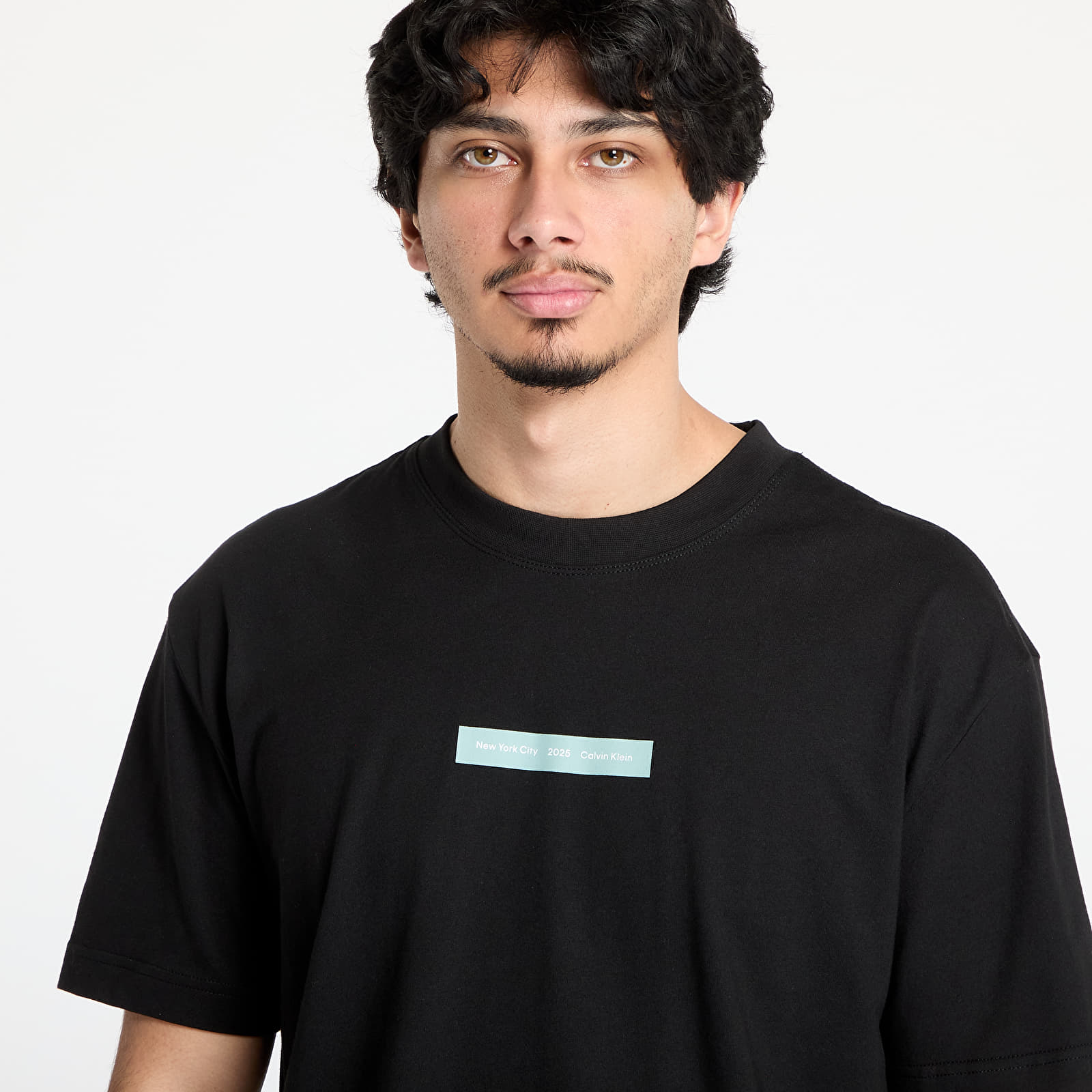 Camisetas hombre Calvin Klein Jeans Nyc 2025 Tee Black