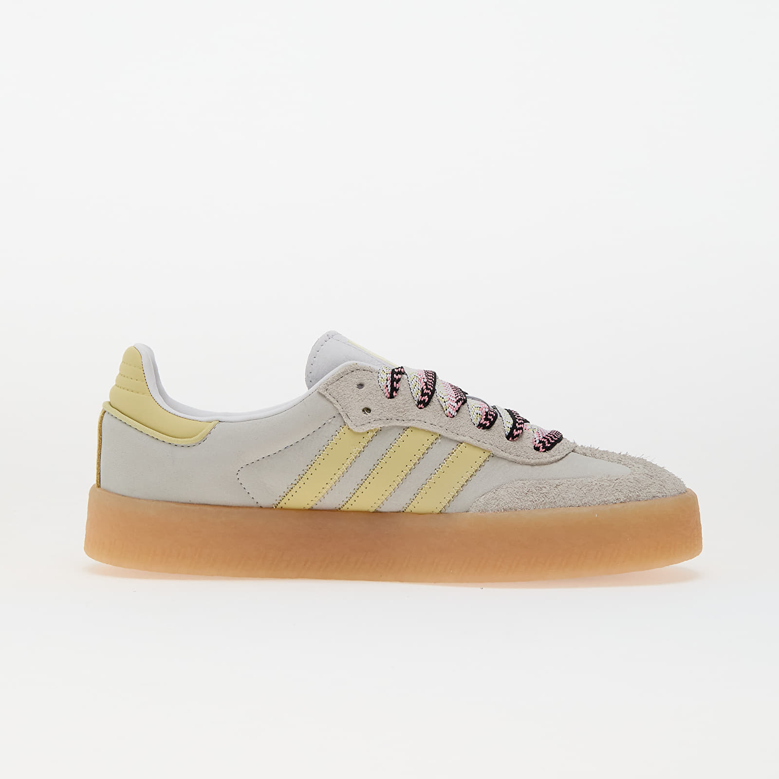 Baskets et chaussures pour femmes adidas Sambae W Ftw White/ Grey One/ Power Yellow