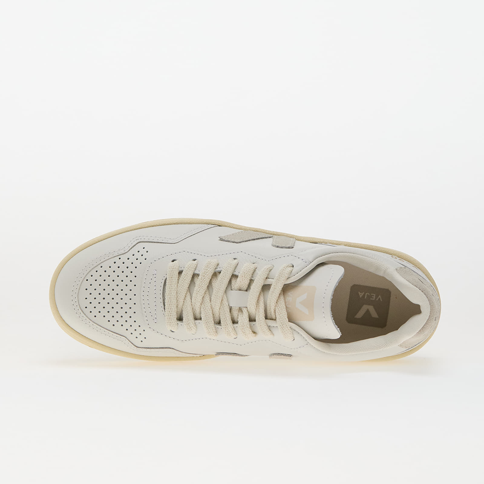 Women's sneakers and shoes Veja W V-90 O.T Leather Ex-White_Natural