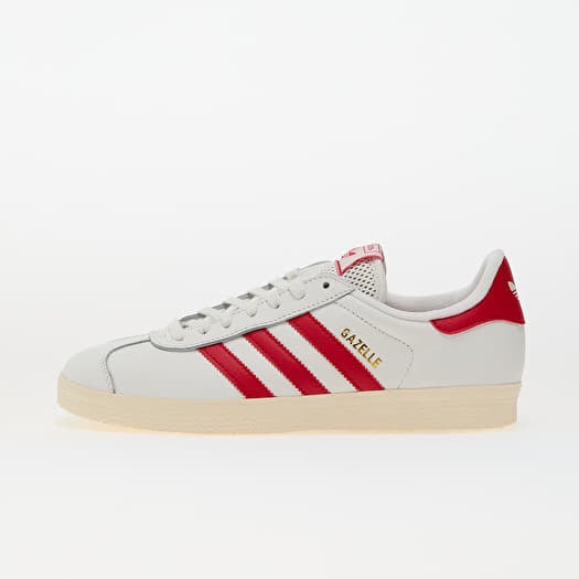 adidas Gazelle Core White/ Better Scarlet/ Crew White
