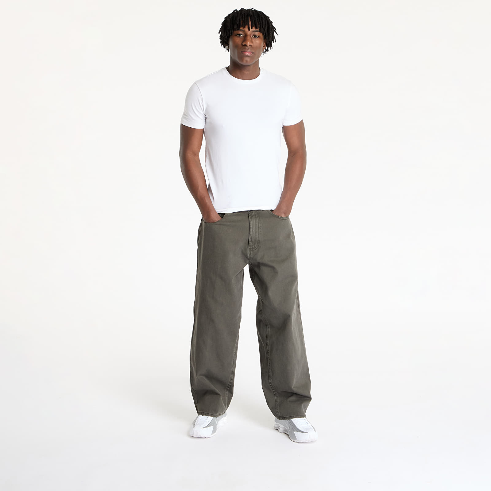 Pantalones de hombre OBEY Bigwig Baggy Denim Jeans Rosin Faded Wash