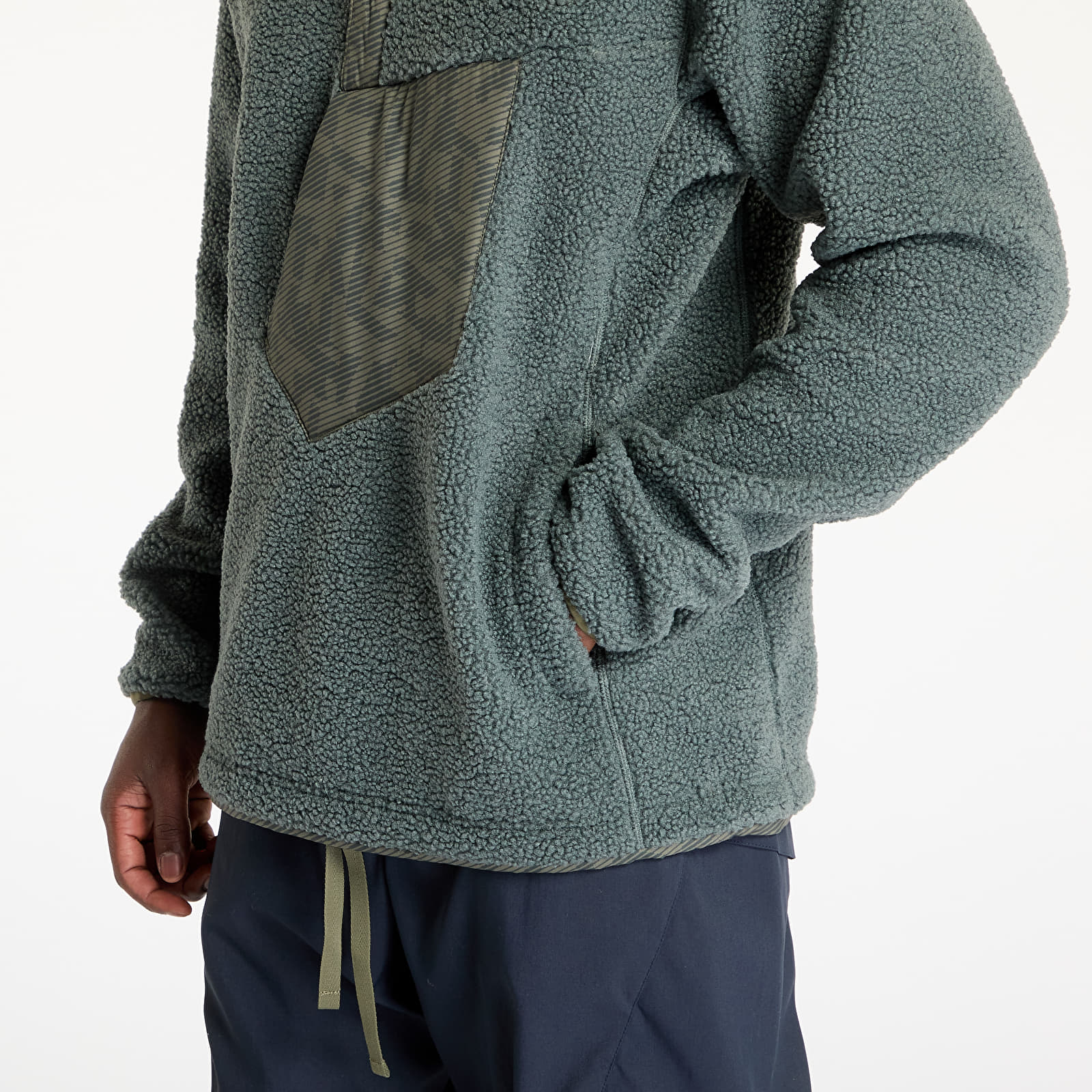 Vīriešu džemperi adidas Terrex Xploric High Pile Fleece Pullover Legend Ivy