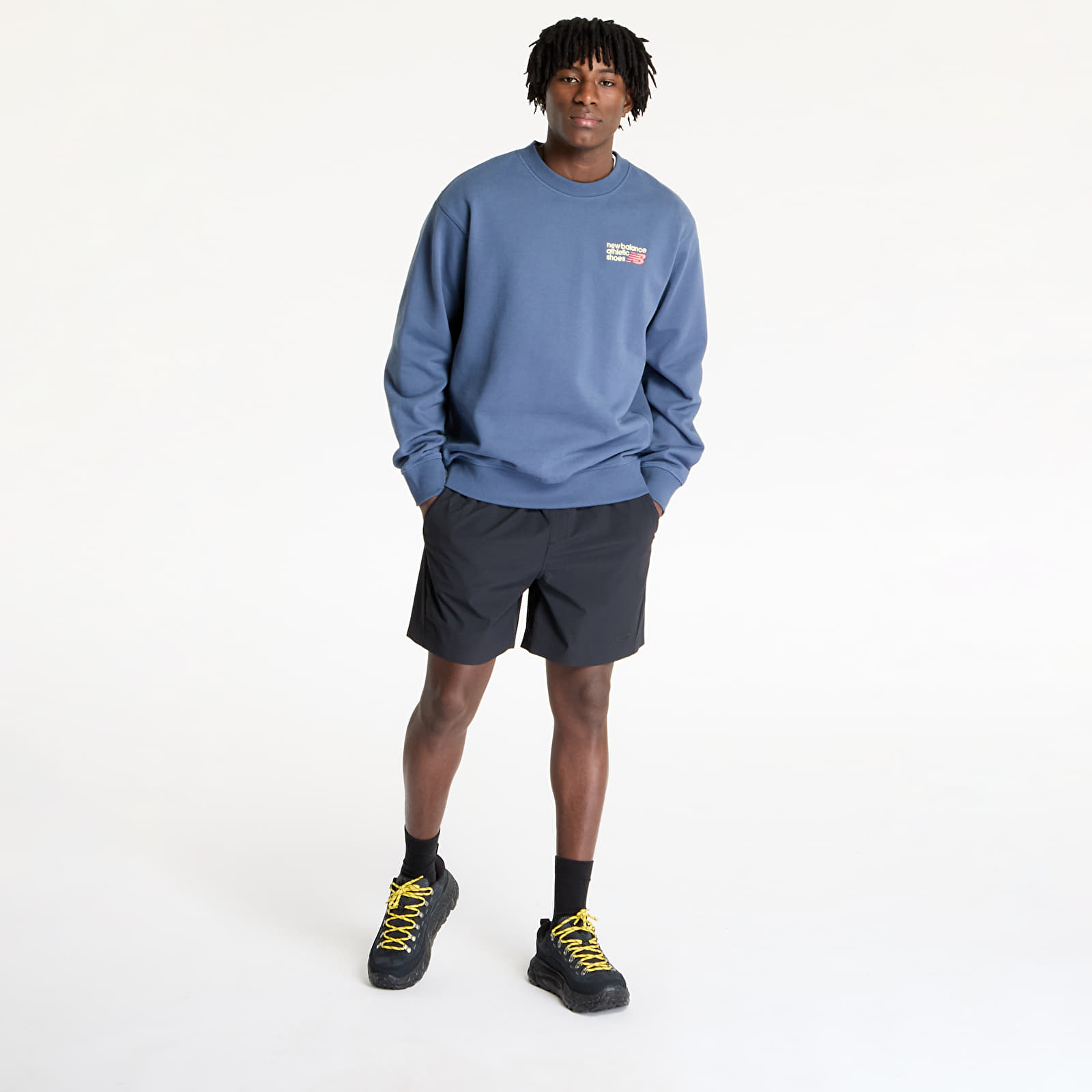Sudaderas de hombre New Balance Athletics Premium Logo Crew Sweatshirt Vintaing
