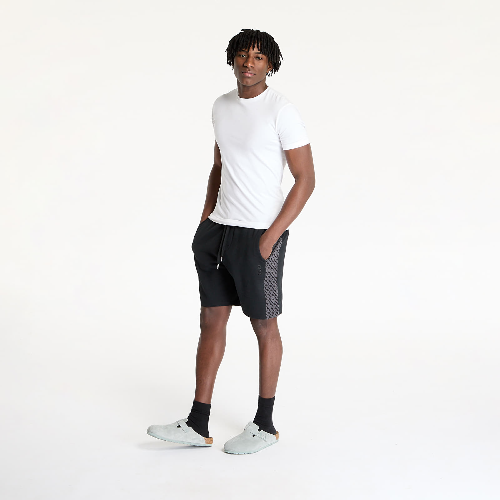 Moške kratke hlače Hugo Boss Luke Shorts Black