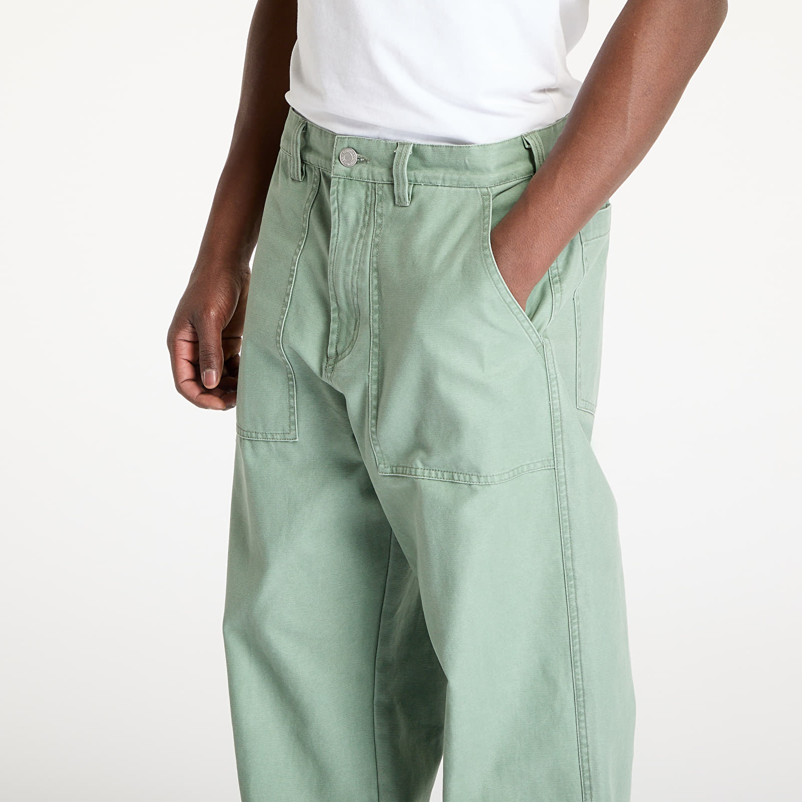 Men's trousers OBEY Bigwig Baggy Utility Pant Laurel Wreath Faded Wash
