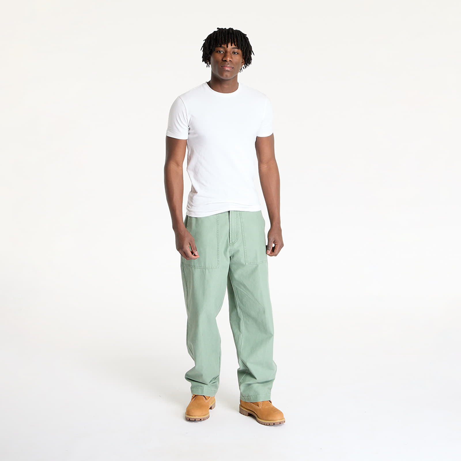 Men's trousers OBEY Bigwig Baggy Utility Pant Laurel Wreath Faded Wash