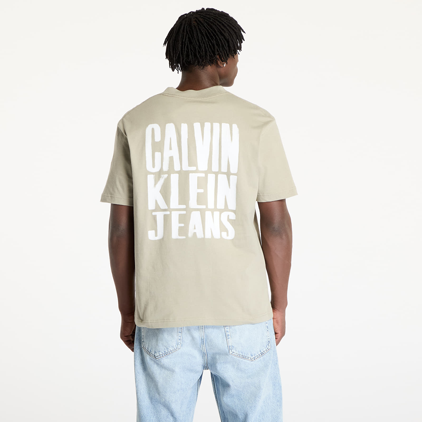 Camisetas hombre Calvin Klein Jeans Painted Calvin Klein Tee Gray
