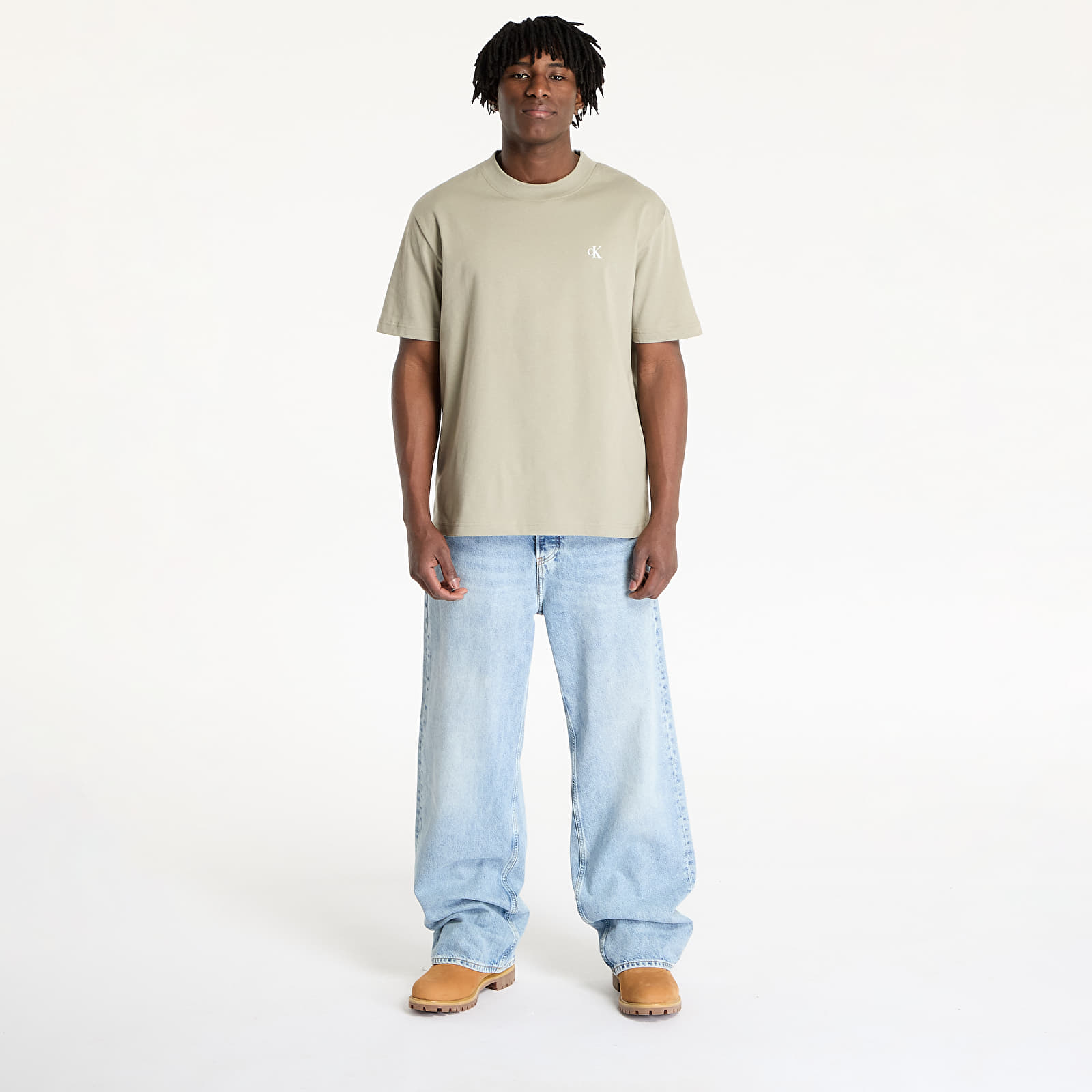Camisetas hombre Calvin Klein Jeans Painted Calvin Klein Tee Gray