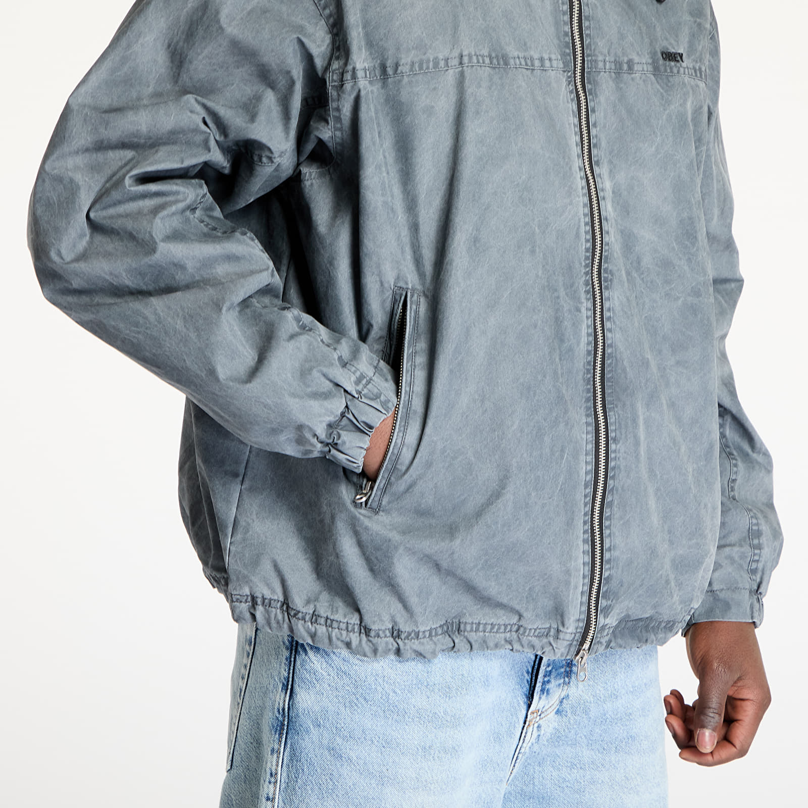 Herenjassen OBEY Highland Jacket Pigment Anthracite