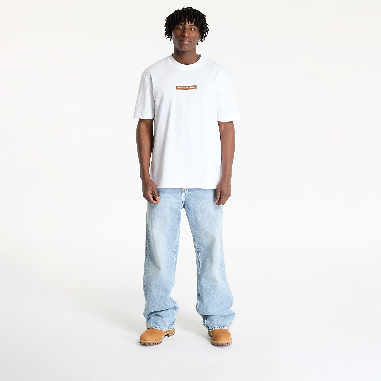 Men's T-shirts Calvin Klein Jeans Nyc 2025 Tee White