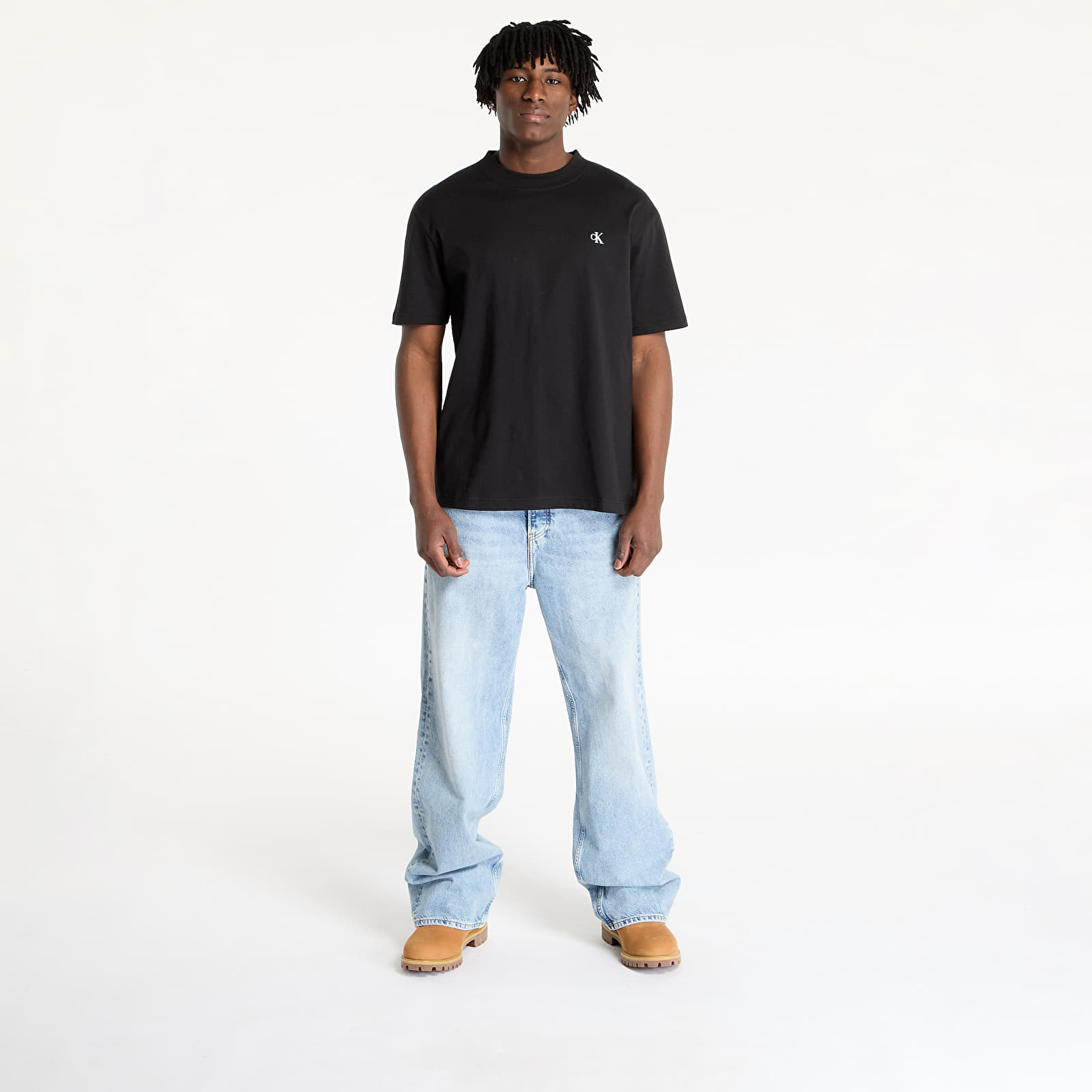 Moške majice Calvin Klein Jeans Painted Calvin Klein Tee Black