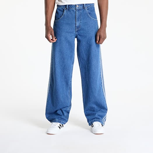 adidas Firebird Adicolor Denim  Pants Medium Blue Denim