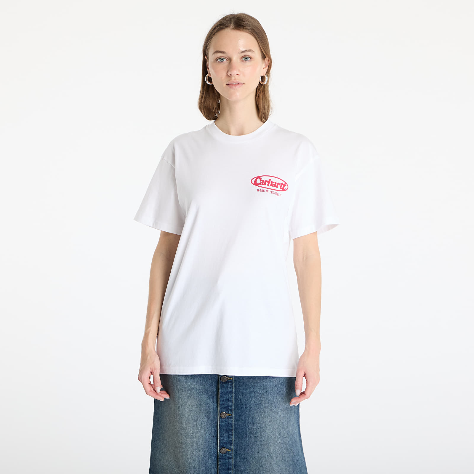 Camisetas hombre Carhartt WIP Shortsleeve Logo T-Shirt UNISEX White