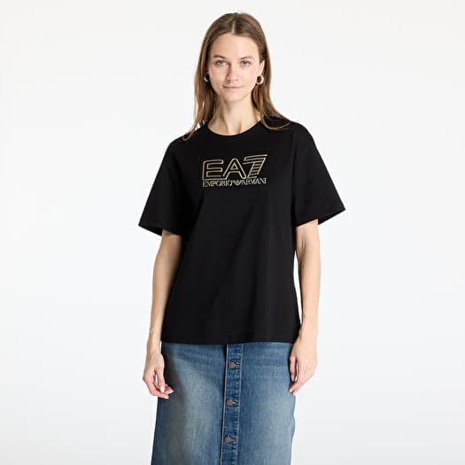 Tricou EA7 Emporio Armani Train Visibility W Tee Ss Black/ Gold
