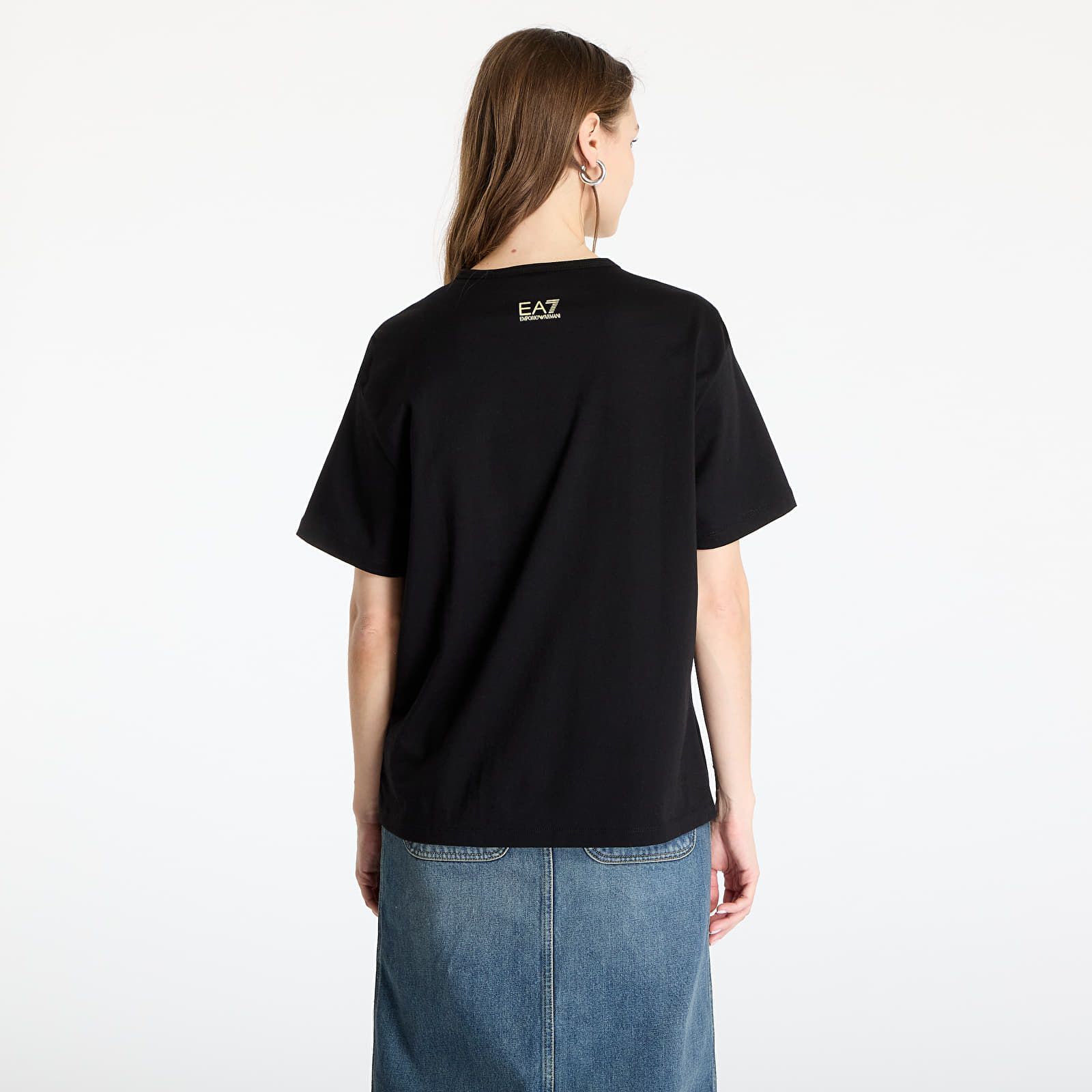 Trička EA7 Emporio Armani Train Visibility W Tee Ss Black/ Gold
