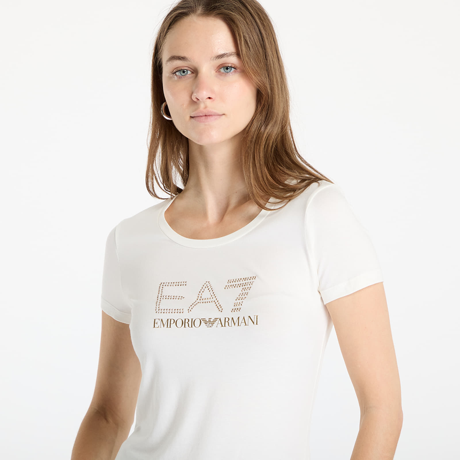 T-särgid EA7 Emporio Armani Train Evolution W Tee Ss Big Star White