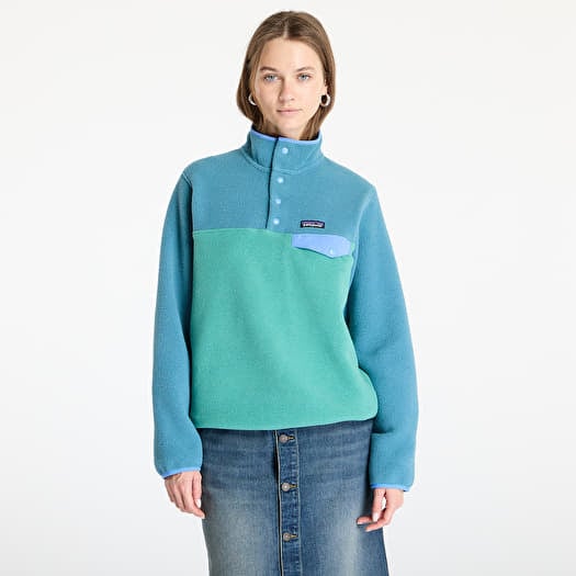 Sweatshirt Patagonia Women's Lightweight Synchilla® Snap-T® Fleece Pullover Heartleaf Green