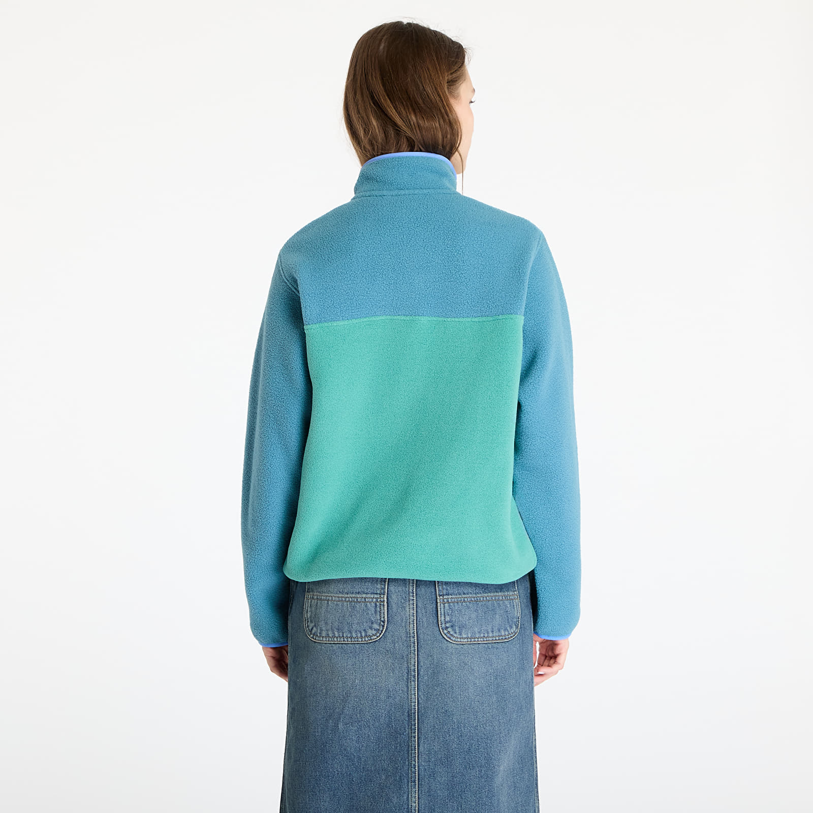 Hettegensere og sweatshirts Patagonia Women's Lightweight Synchilla® Snap-T® Fleece Pullover Heartleaf Green