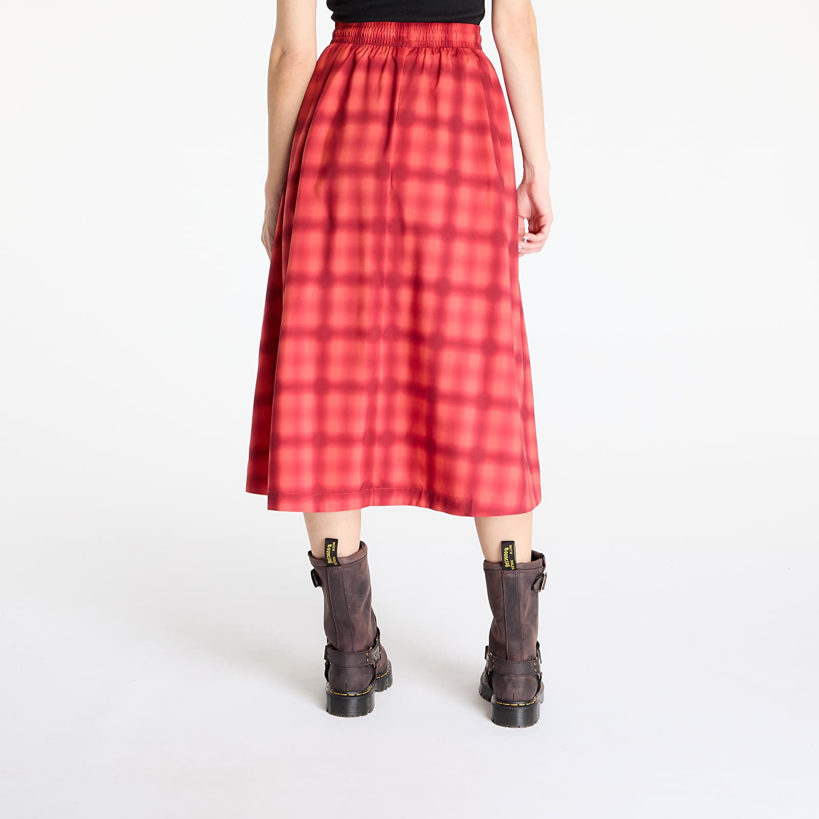 Skirts Puma Woven Midi AOP Pleated Skirt Red Fire