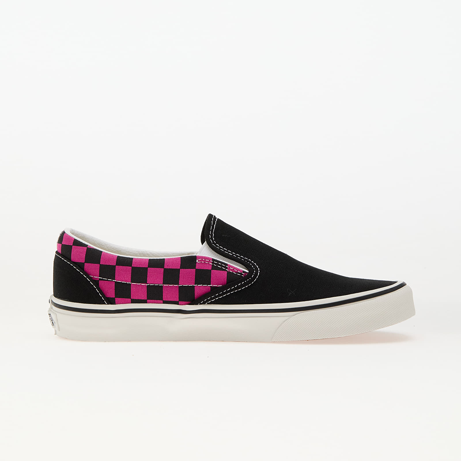 Încălțăminte și sneakerși pentru bărbați Vans Classic Slip-On Pop Check Raspberry Rose