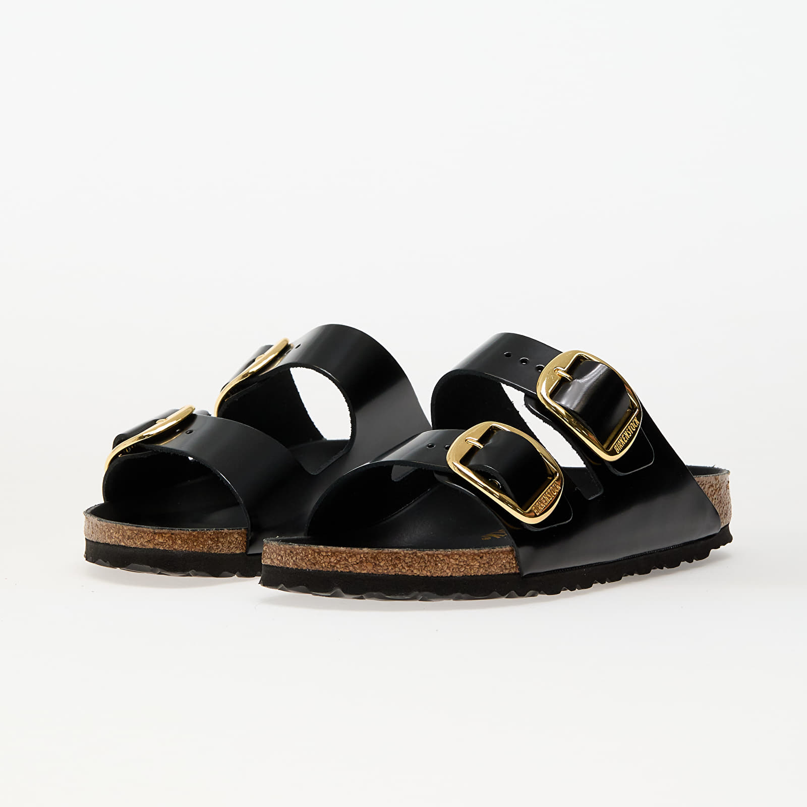 Дамски кецове и обувки Birkenstock Arizona Big Buckle High Shine Black