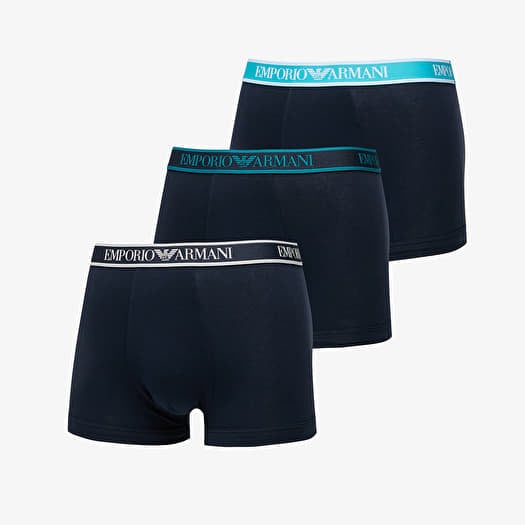 EA7 Emporio Armani 3-Pack Trunk Blue